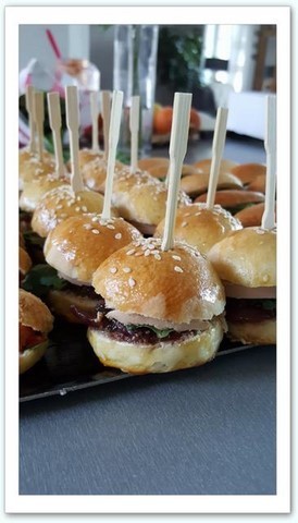burger apéritif garnie au choix