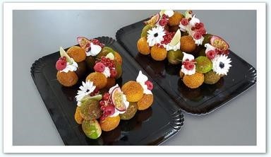 NumberCake Choux choux craquelin garni d'une crème patissière