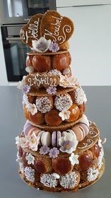Wedding Cake Choux choux craquelin garni d'une crème patissière