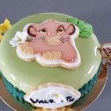 Entremet personnalisé roi lion